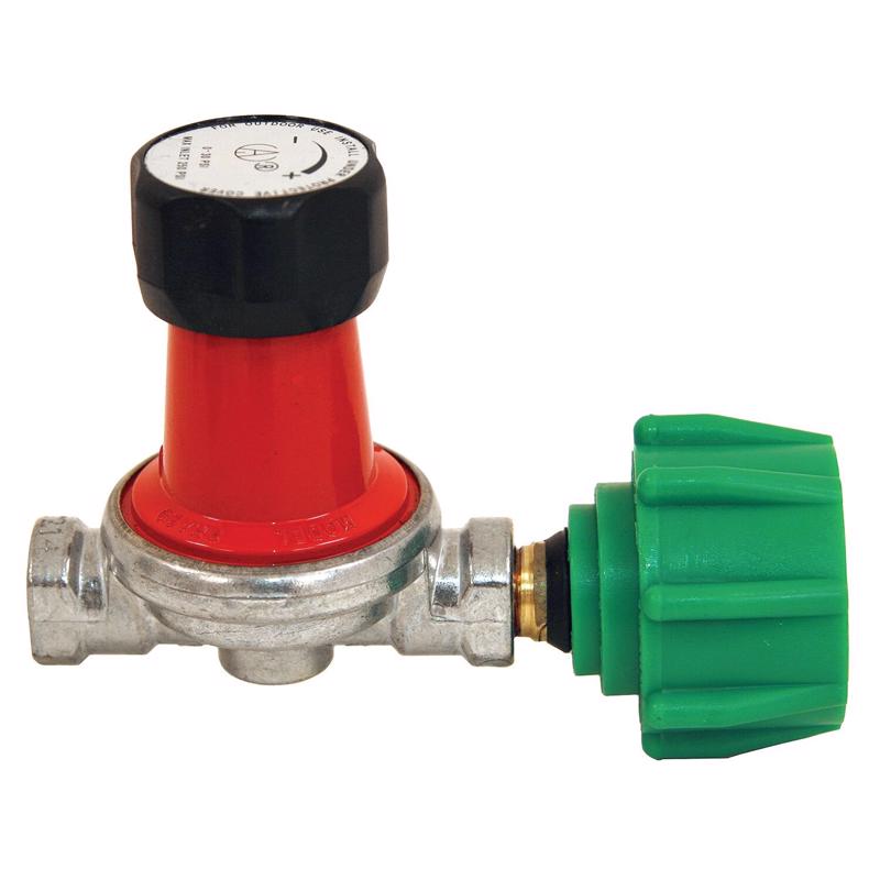 BAYOU CLASSIC - Bayou Classic 1/4 in. D X 1/4 in. D Stainless Steel/Plastic High Pressure Regulator
