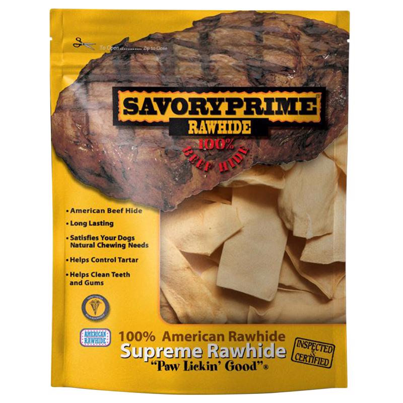 SAVORY PRIME - Savory Prime All Size Dogs All Ages Rawhide Chips Chicken 6 in. L 1 pk