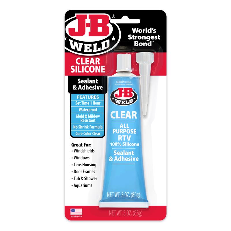 J-B WELD - J-B Weld High Strength Silicone Adhesive Sealant Gel 3 oz