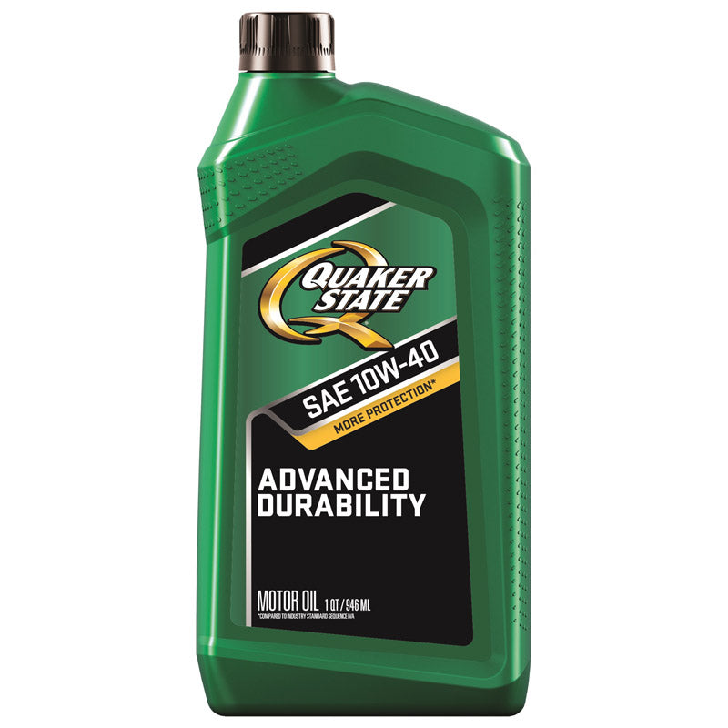 QUAKER STATE - Quaker State Peak Performance 10W-40 4-Cycle Multi Grade Motor Oil 1 qt 1 pk - Case of 6
