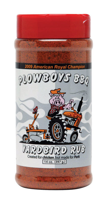 PLOWBOYS BBQ - Plowboys BBQ Yardbird Seasoning Rub 14 oz