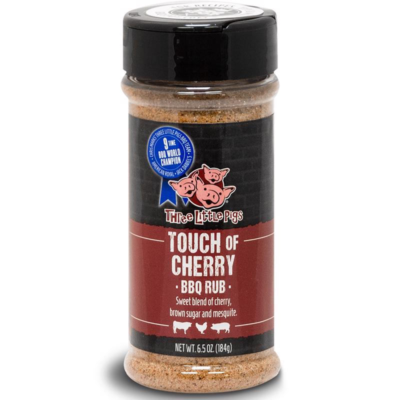 THREE LITTLE PIGS - Three Little Pigs Kansas City Touch of Cherry BBQ Rub 6.5 oz