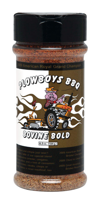 PLOWBOYS BBQ - Plowboys BBQ Bovine Bold Seasoning Rub 6.5 oz