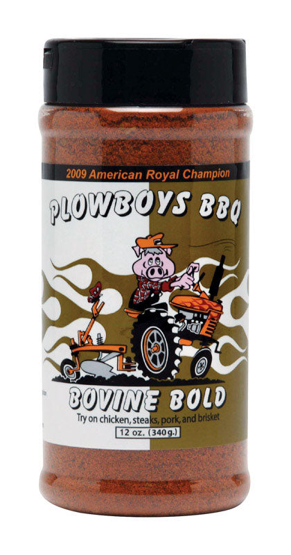 PLOWBOYS BBQ - Plowboys BBQ Bovine Bold Seasoning Rub 12 oz