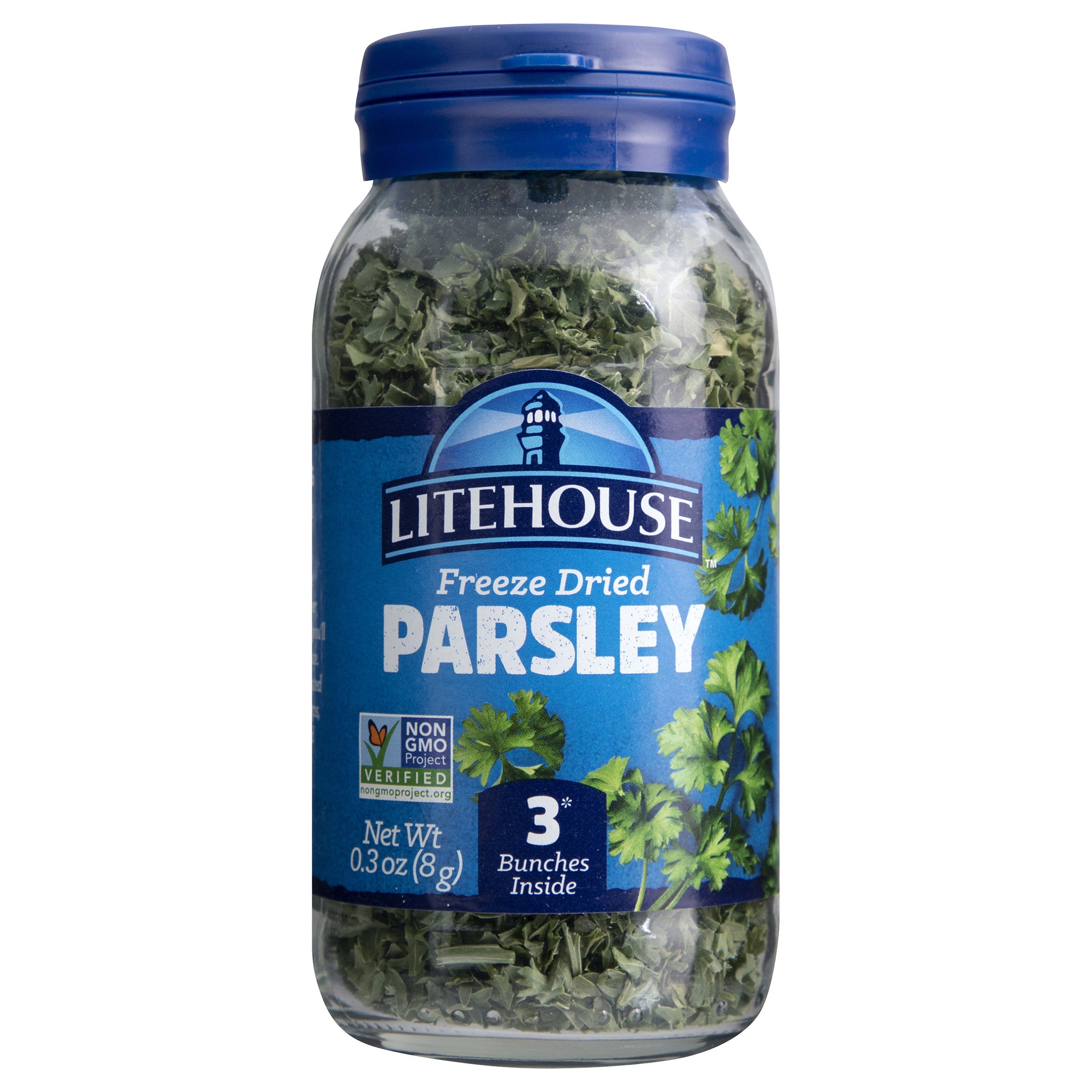 Litehouse® Parsley Freeze Dried Herbs 0.3 oz. Jar - Case of 6