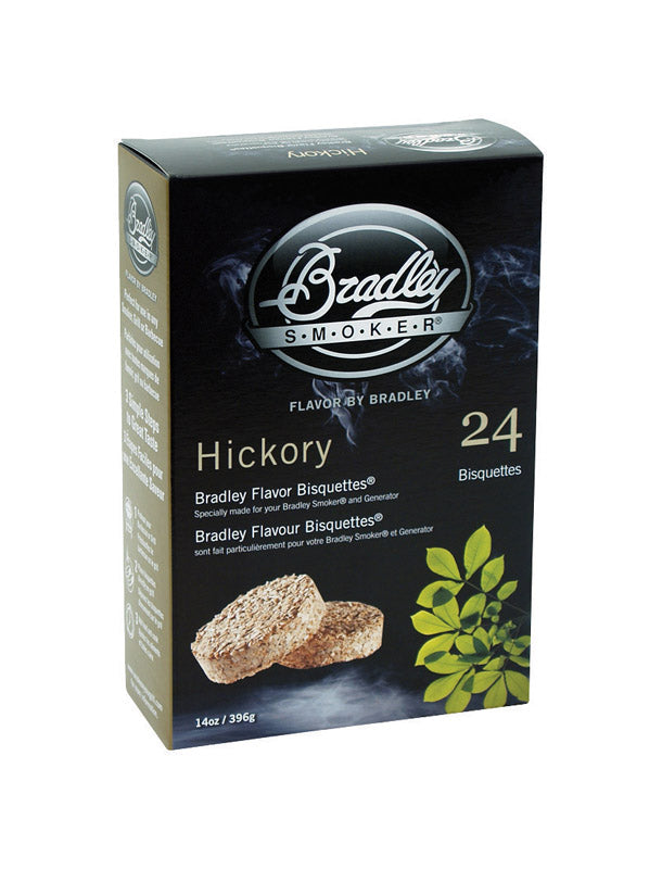 BRADLEY SMOKER - Bradley Smoker All Natural Hickory All Natural Wood Bisquettes 24 pk