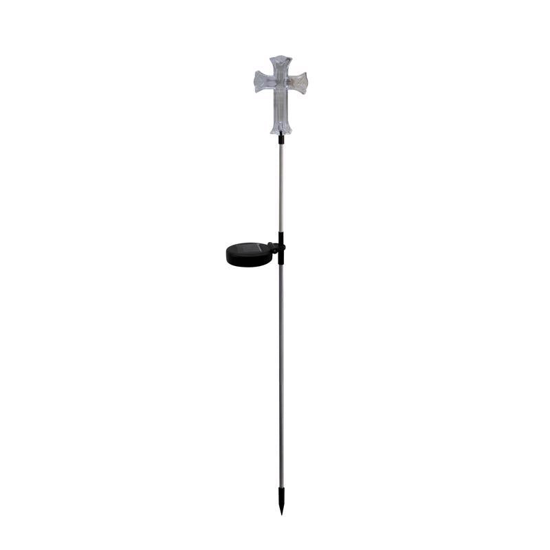 ALPINE - Alpine White Plastic 34 in. H Cross Outdoor Garden Stake - Case of 20