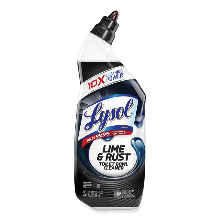 LYSOL Brand - Disinfectant Toilet Bowl Cleaner w/Lime/Rust Remover, Atlantic Fresh, 24 oz