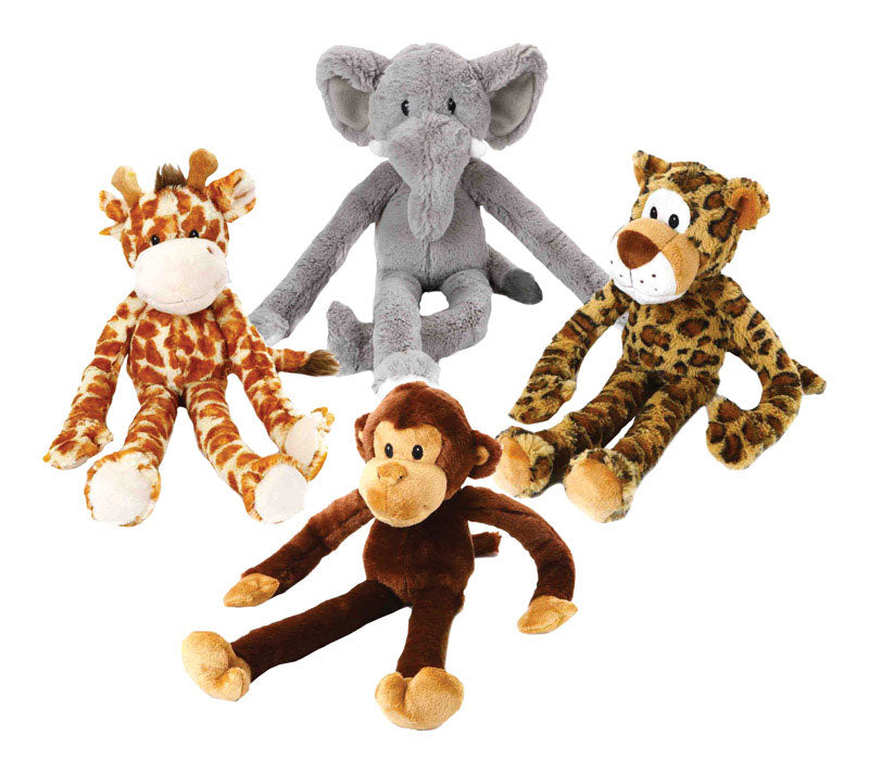 MULTIPET - Multipet Assorted Plush Swingin Safari Dog Toy Extra Large
