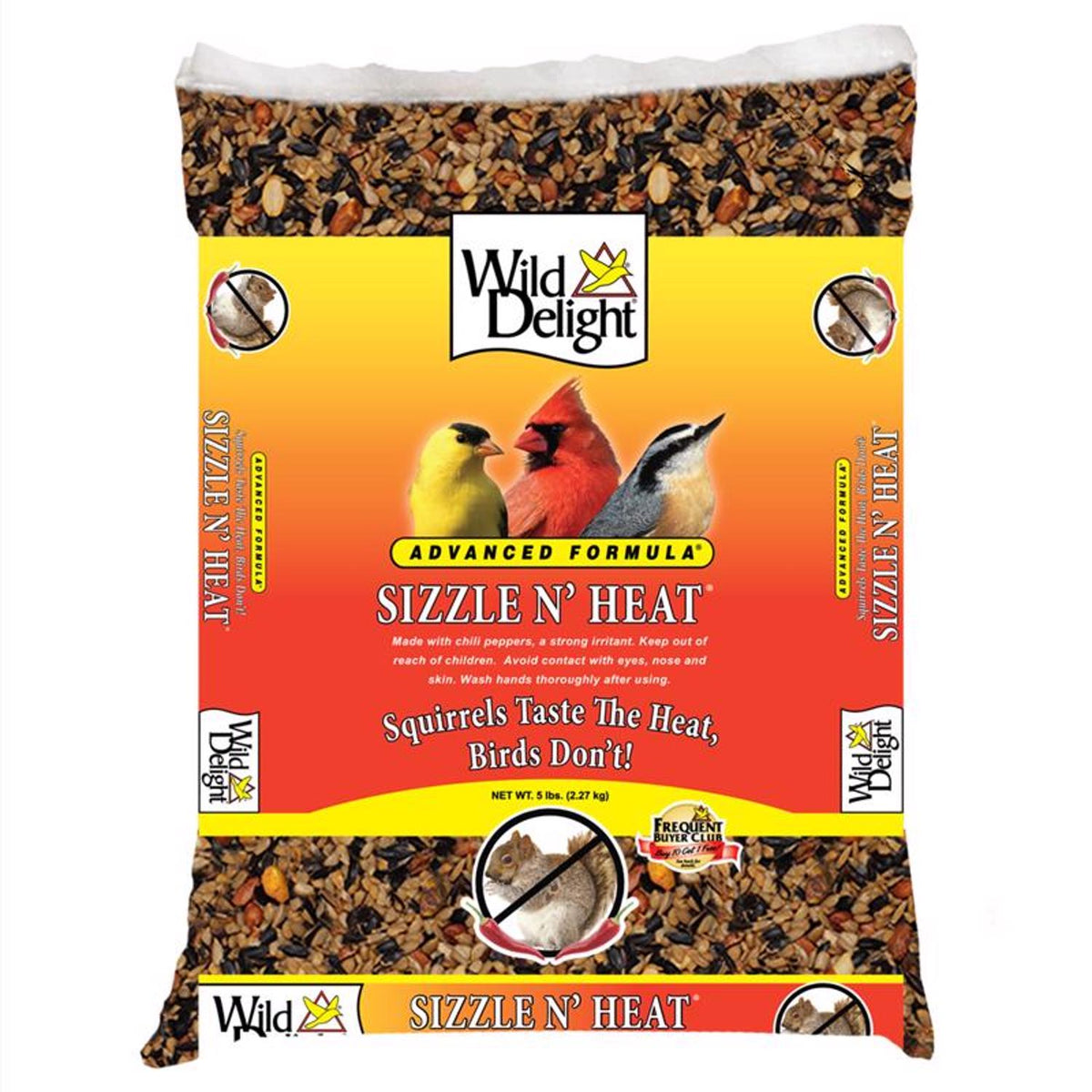 Wild Delight Sizzle N Heat Wild Bird Food 5 lb - Case of 6