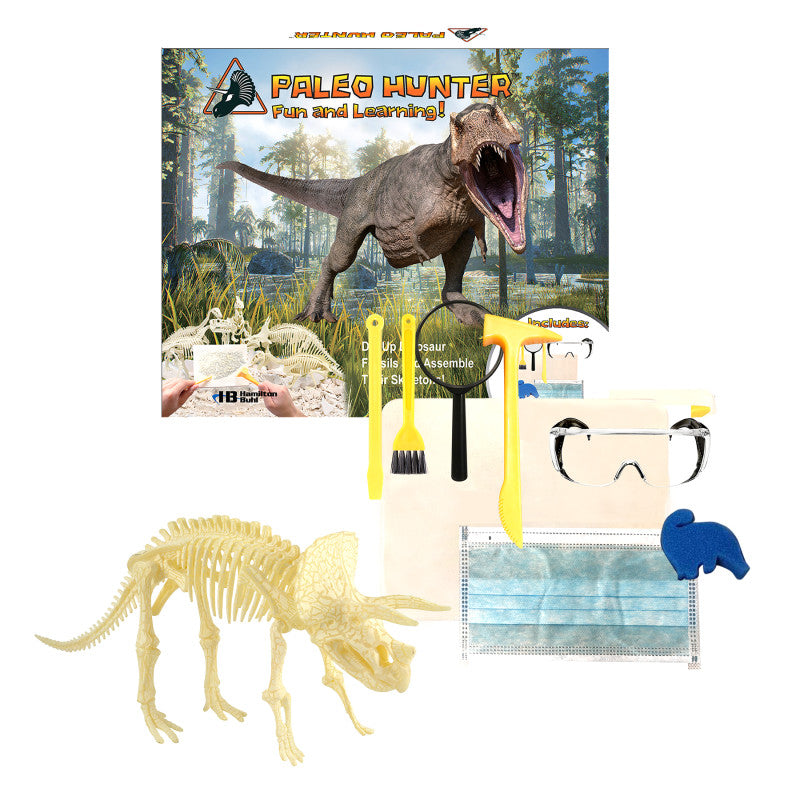 HAMILTONBUHL - Paleo Hunter™ Dig Kit for STEAM Education - Triceratops Rex