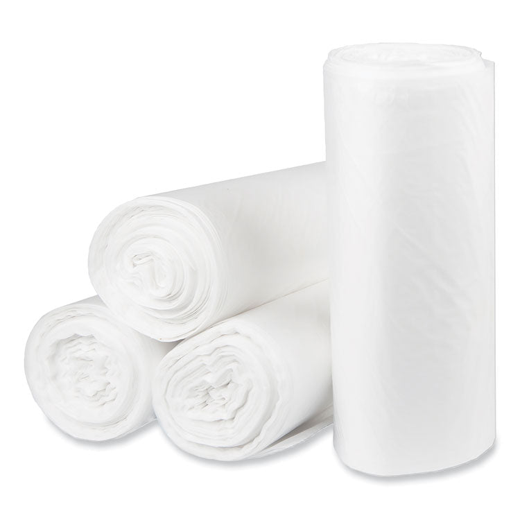 Pitt Plastics - Eco Strong Plus Can Liners, 60 gal, 16 microns, 38 x 58, Natural, 200/Carton