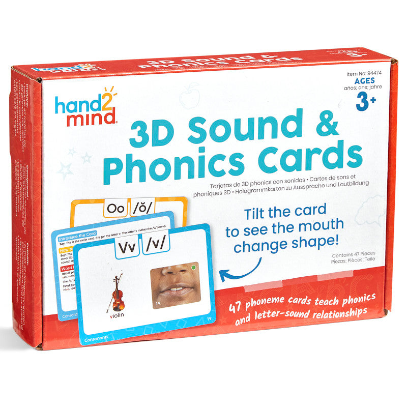 HAND2MIND - 3D Sound and Phonics Cards