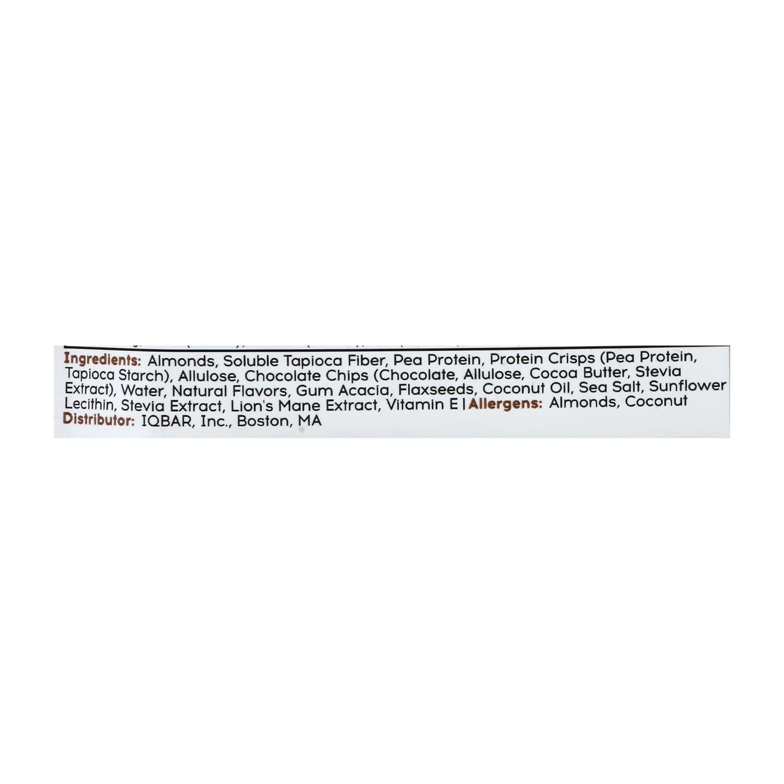Iq Bar - Bar Almond Butter Cup - Case of 12 - 1.6 OZ