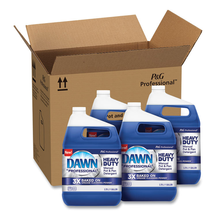 Dawn Professional - Heavy-Duty Manual Pot/Pan Dish Detergent, Original Scent, 1 gal Bottle, 4/Carton