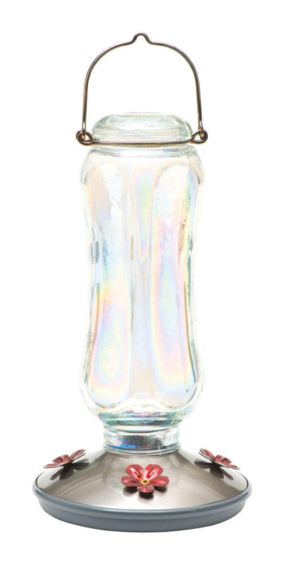 PERKY-PET - Perky-Pet Hummingbird 16 oz Glass/Metal Nectar Feeder 4 ports - Case of 2 [8132-2]