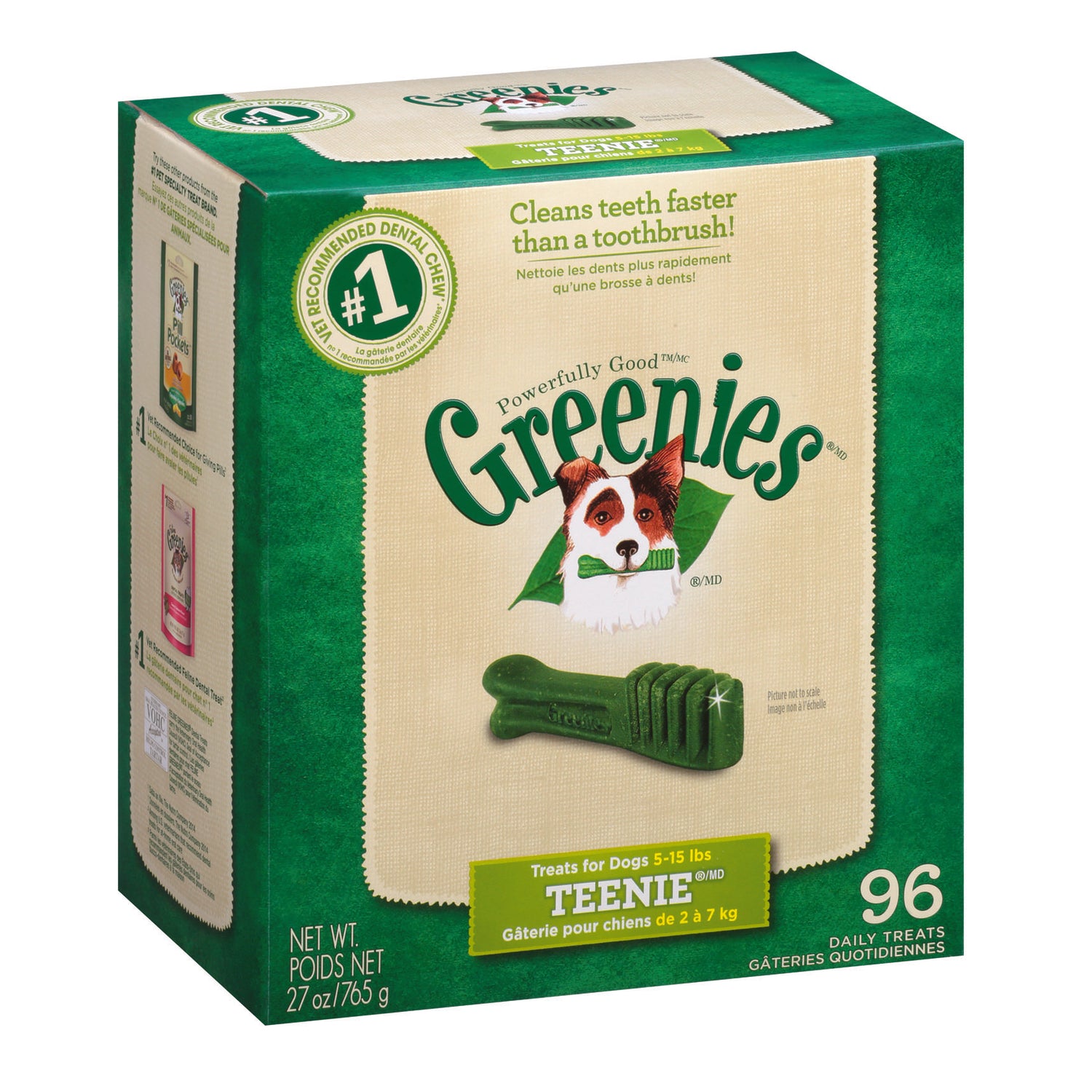Greenies Mint Grain Free Dental Stick For Dog 27 oz 7.6 in. 1 pk