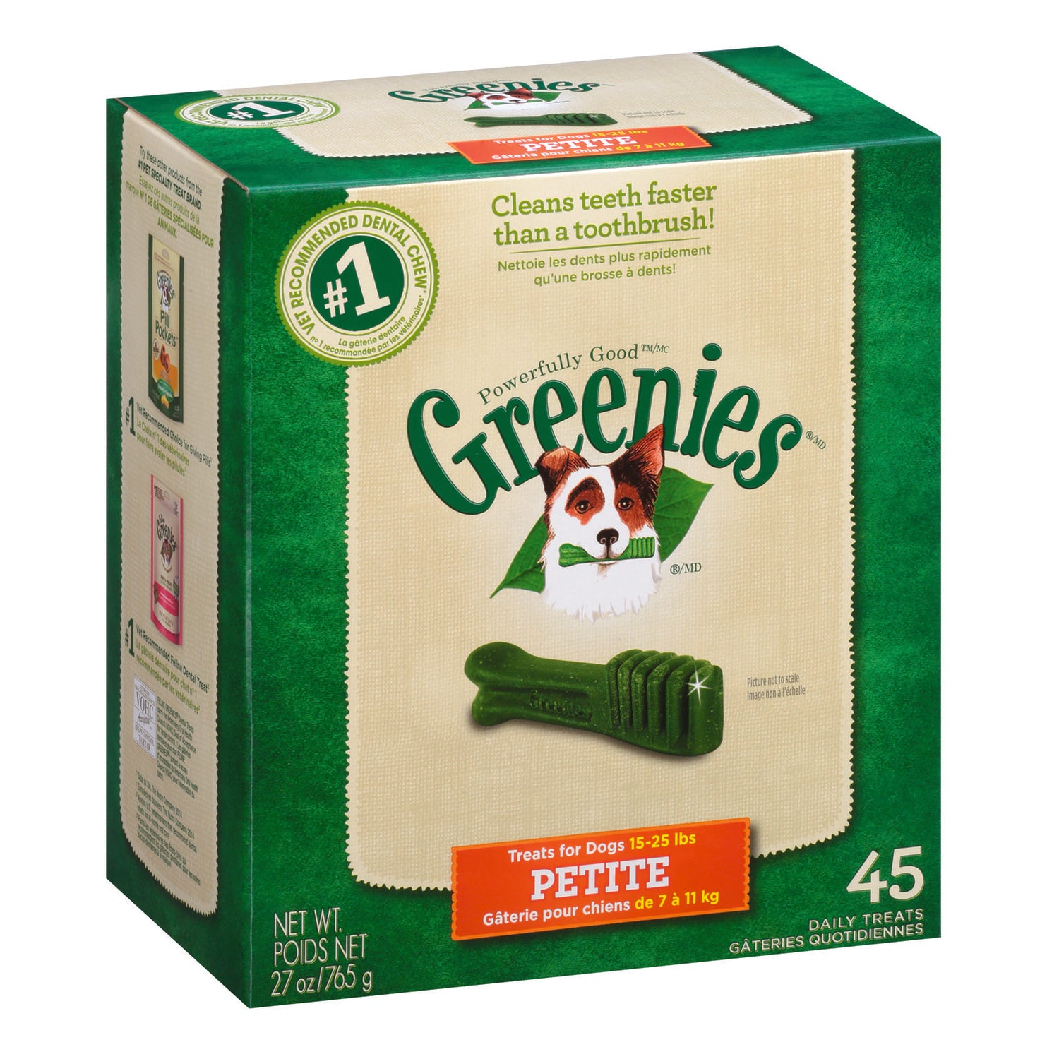 Greenies Mint Dental Stick For Dog 27 oz 7.5 in. 1 pk