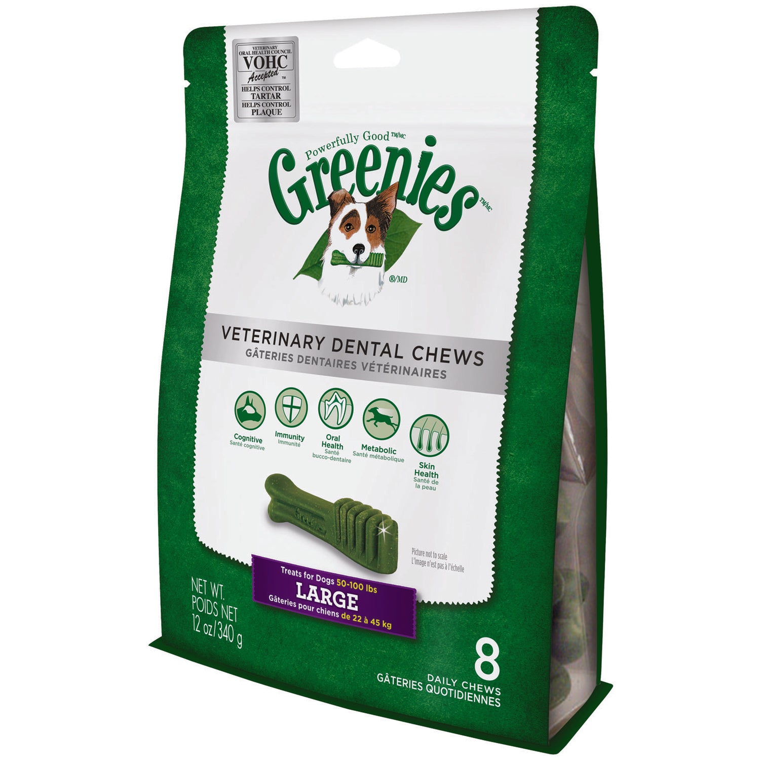 Greenies Original Mint Dental Stick For Dog 6.5 in. 1 pk
