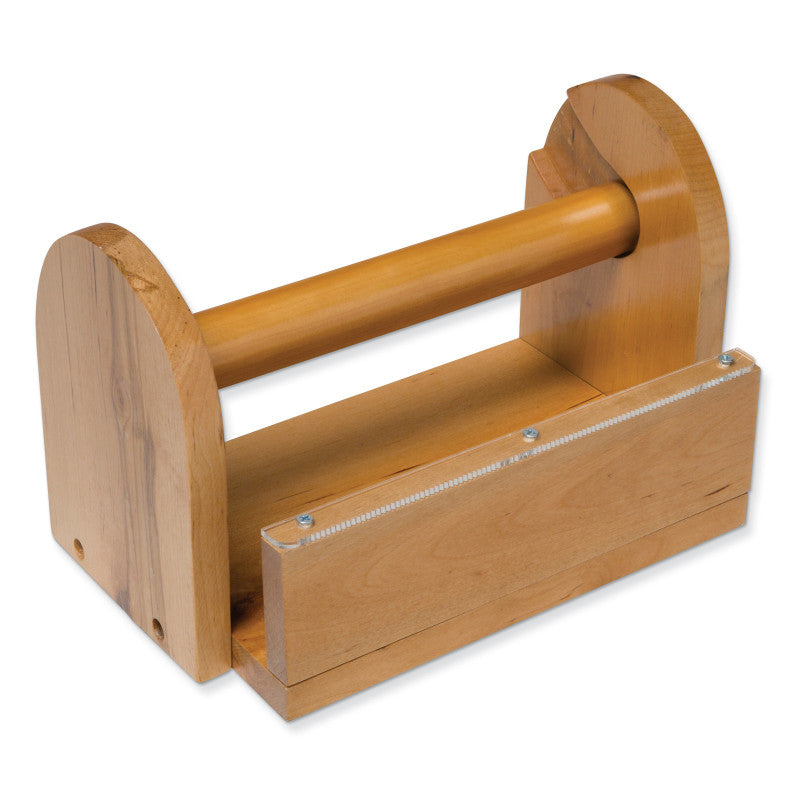 CREATIVITY STREET - Wood Masking Tape Holder, Natural Wood, 10" x 7" x 6-5/8", 1 Piece