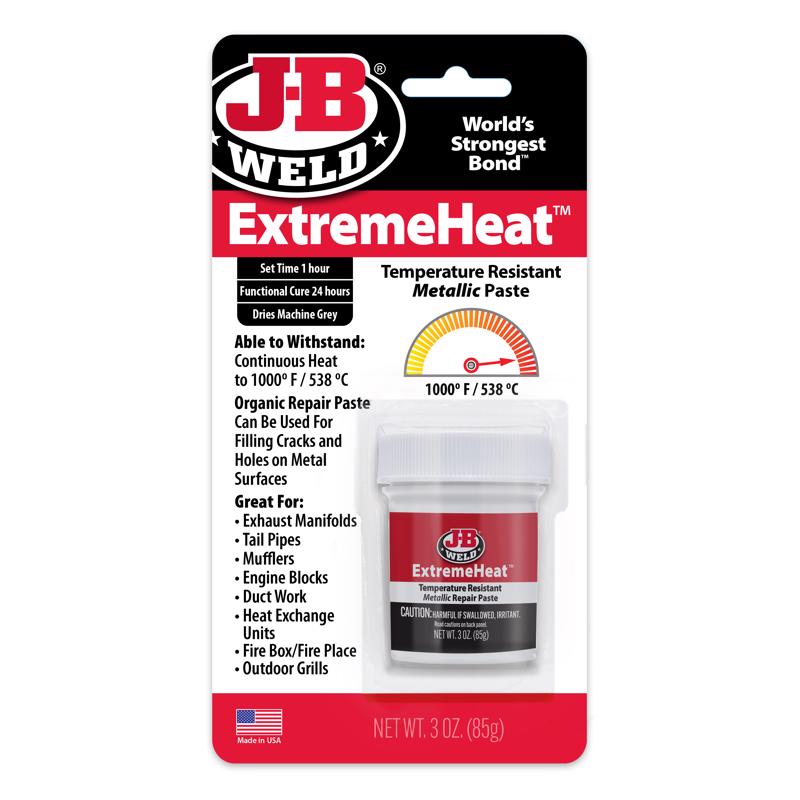 J-B WELD - J-B Weld ExtremeHeat High Strength Automotive Adhesive Paste 3 oz