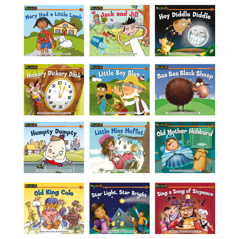 NEWMARK LEARNING - Nursery Rhyme Tales Content-Area Leveled Reader, English, Set of 12