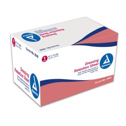Dynarex - Water Resistant Dressing Retention Tape without Liner Dynarex® White 6 Inch X 11 Yard Nonwoven / Adhesive NonSterile [5/CS]
