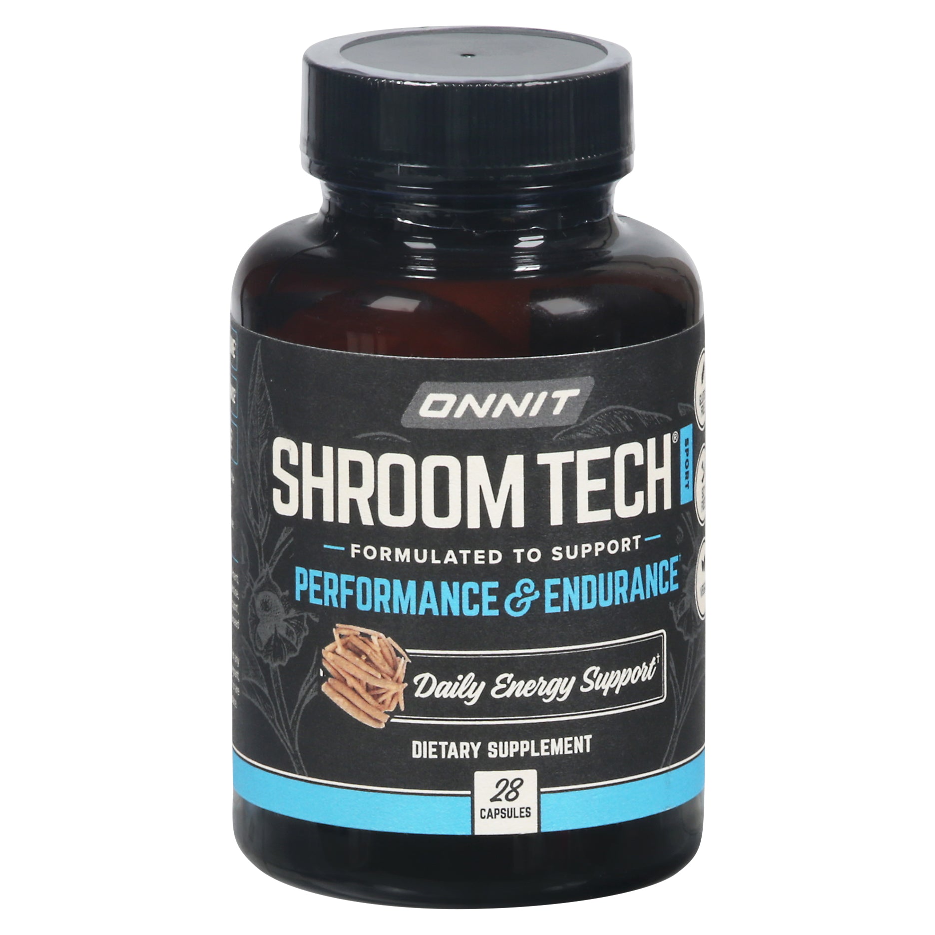 Onnit Shroom Tech Sport Capsules Performance & Endurance Daily Energy Support 28 Capsules - Case of 1