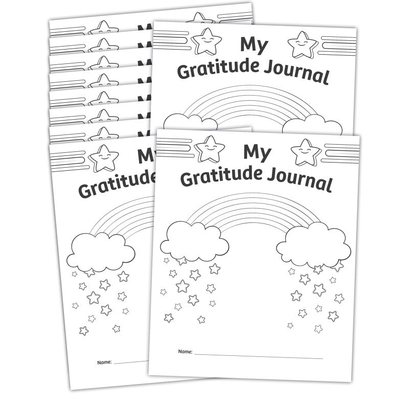 TEACHER CREATED RESOURCES - My Own Books: My Own Gratitude Journal, 10 Pack