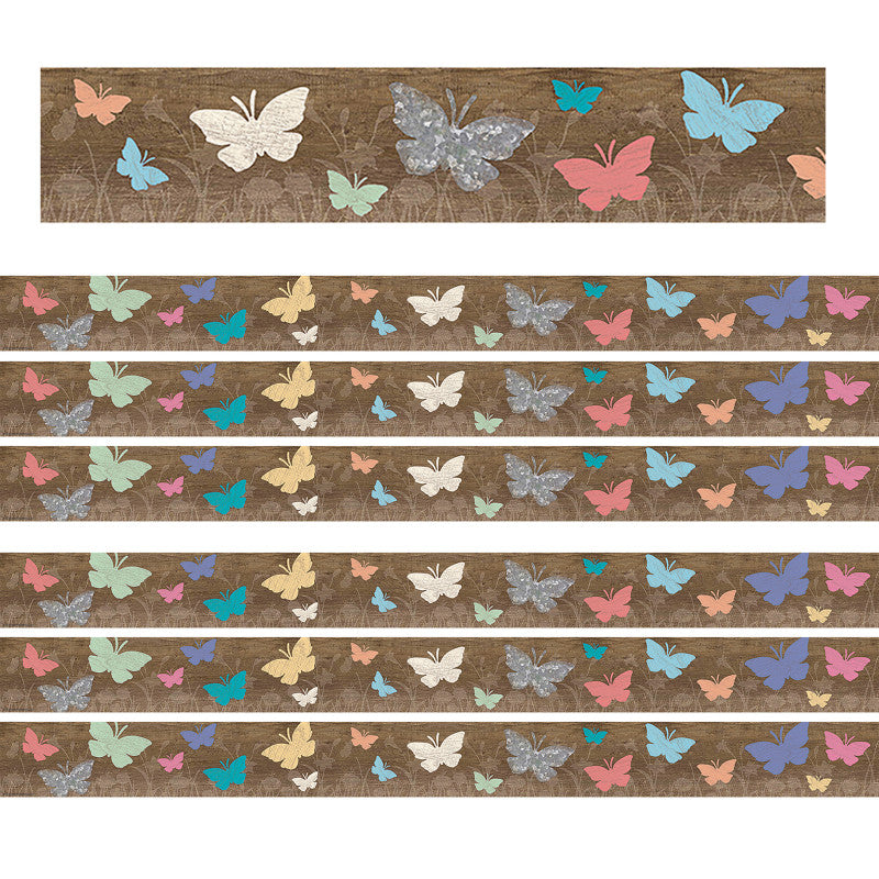 TEACHER CREATED RESOURCES - Home Sweet Classroom Spring Straight Border Trim, 35' per Pack, 6 Packs