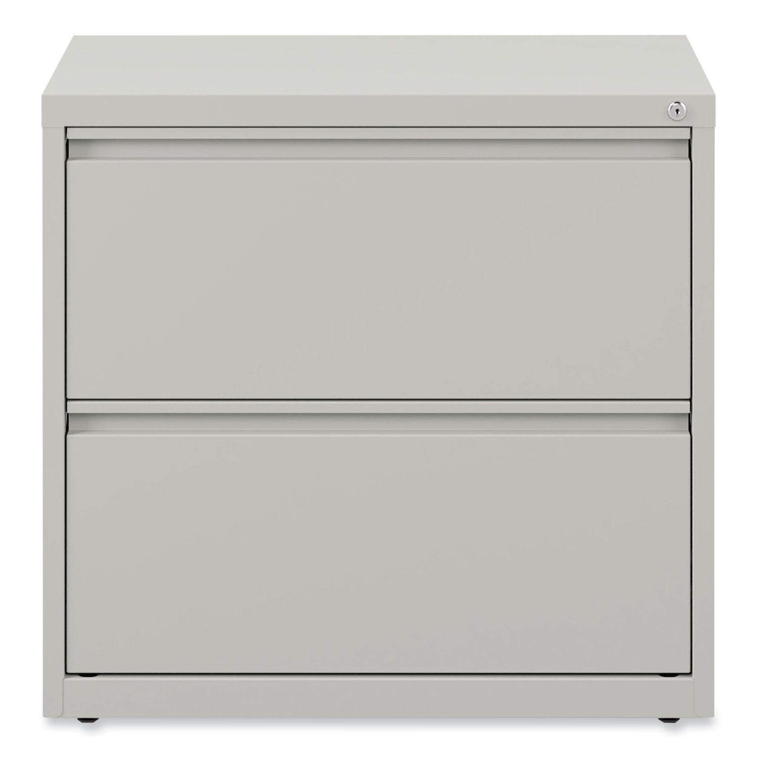 Lateral File, 2 Legal/Letter-Size File Drawers, Light Gray, 30" x 18.63" x 28"