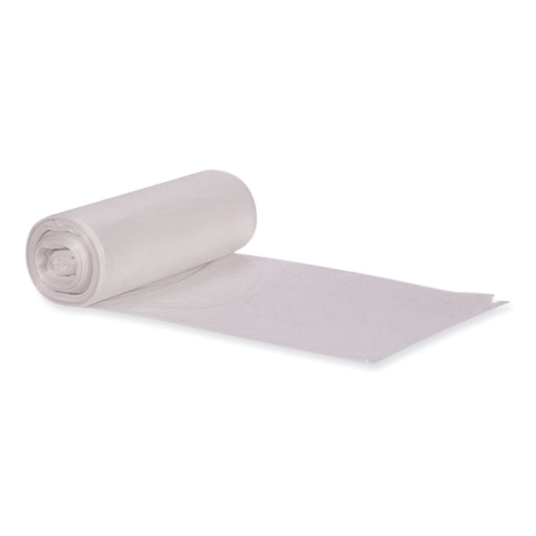 Heritage - Eco Blend Max Can Liners, 33 gal, 0.8 mil, 33" x 39", Clear, 25 Bags/Roll, 8 Rolls/Carton