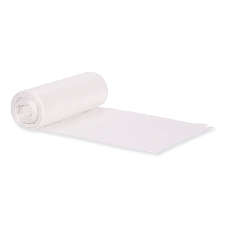 Heritage - Eco Blend Max Can Liners, 40 to 45 gal, 0.8 mil, 40" x 46", Clear, 25 Bags/Roll, 6 Rolls/Carton