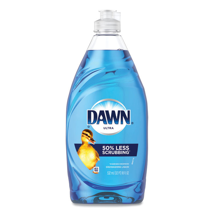 Dawn - Ultra Liquid Dish Detergent, Original Scent, 18 oz Pour Bottle, 10/Carton