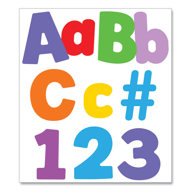 Carson-Dellosa Education - EZ Letter Combo Packs, Color Splash Assortment, 4"h, 219 Characters