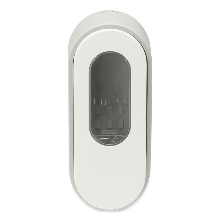 Dial Professional - Versa Dispenser for Pouch Refills, 15 oz, 3.75 x 3.38 x 8.75, Light Gray/White, 6/Carton