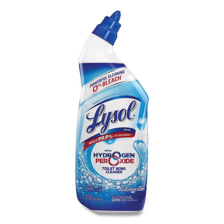 LYSOL Brand - Toilet Bowl Cleaner with Hydrogen Peroxide, Ocean Fresh Scent, 24 oz