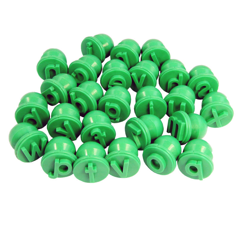 READY 2 LEARN - Easy Grip Dough and Paint Stampers - Lowercase Alphabet - Set of 27