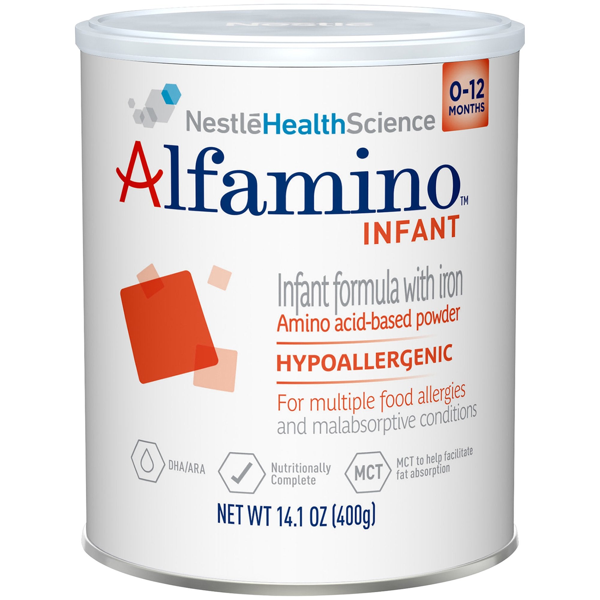 Nestle Healthcare Nutrition - Infant Formula Alfamino® Unflavored 14.1 oz. Can Powder Amino Acid Food Allergies [1/EA]