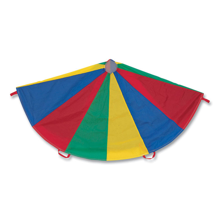 Champion Sports - Nylon Multicolor Parachute, 24 ft dia, 20 Handles