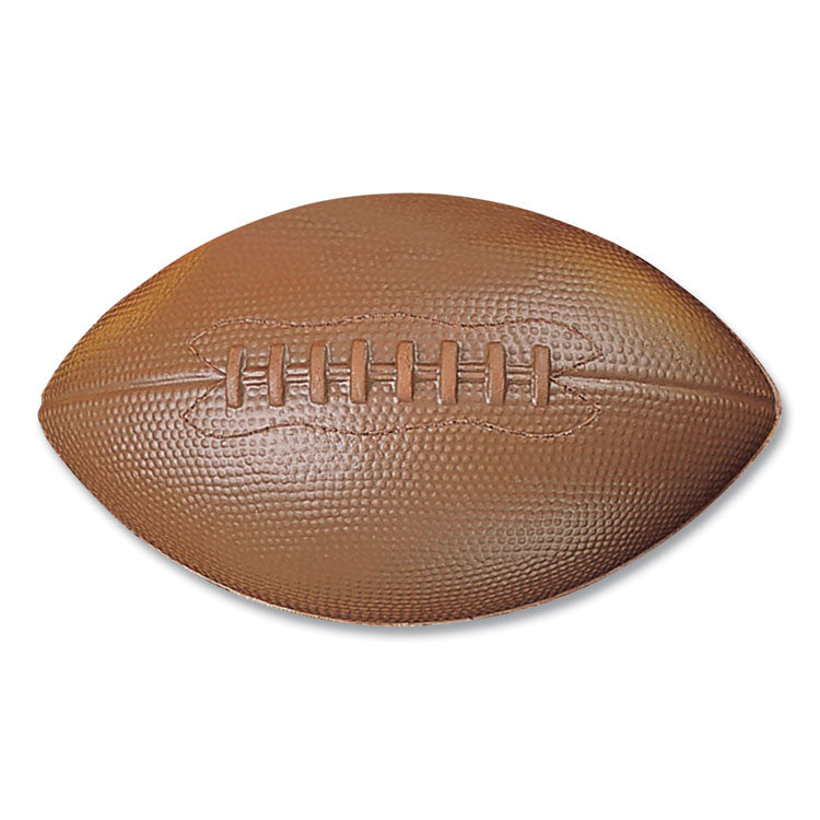 Champion Sports - Coated Foam Sport Ball, For Football, Playground Size, Brown