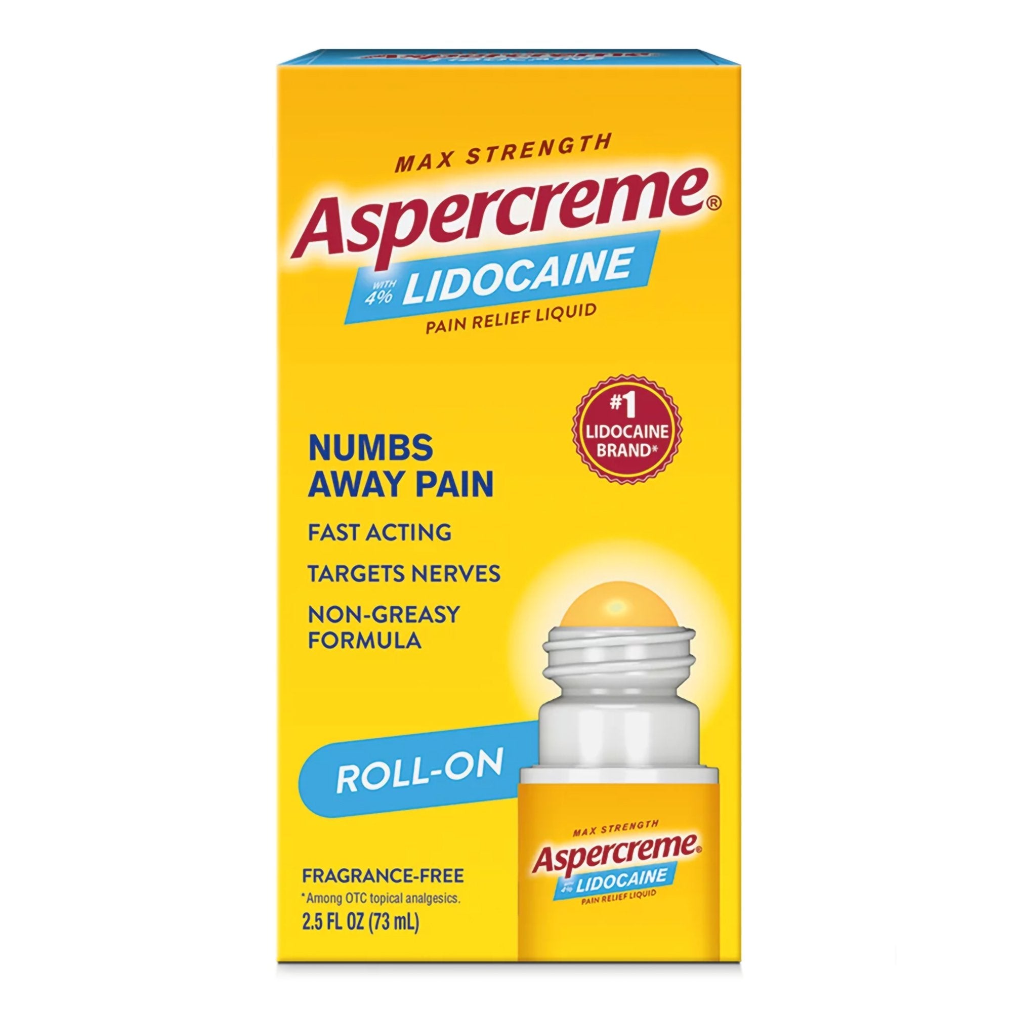 Sanofi - Topical Pain Relief Aspercreme® 4% Strength Lidocaine Liquid [1/EA]