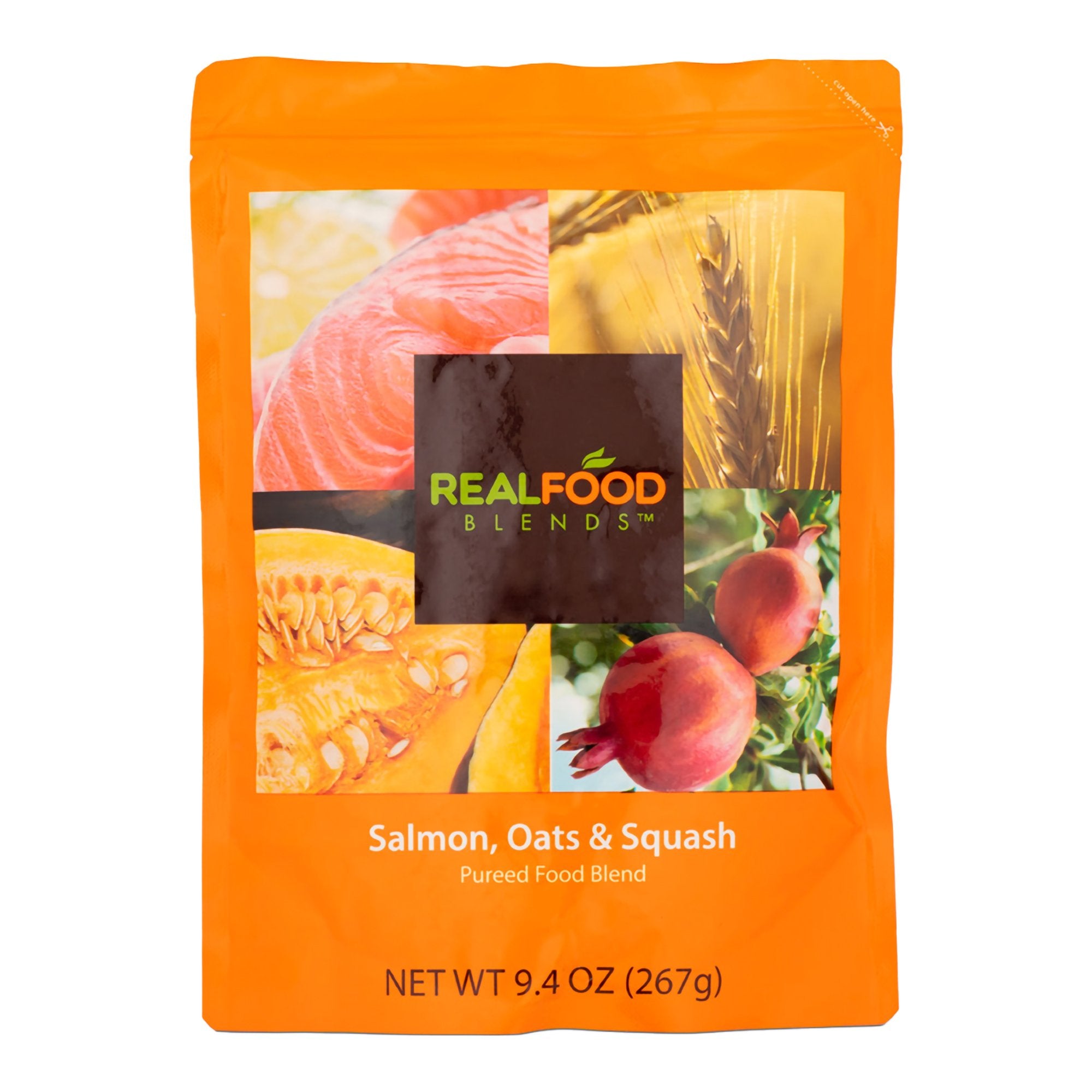 Nutricia North America - Tube Feeding Formula Real Food Blends® Salmon / Oats / Squash Flavor Liquid 9.4 oz. Pouch [1/EA]