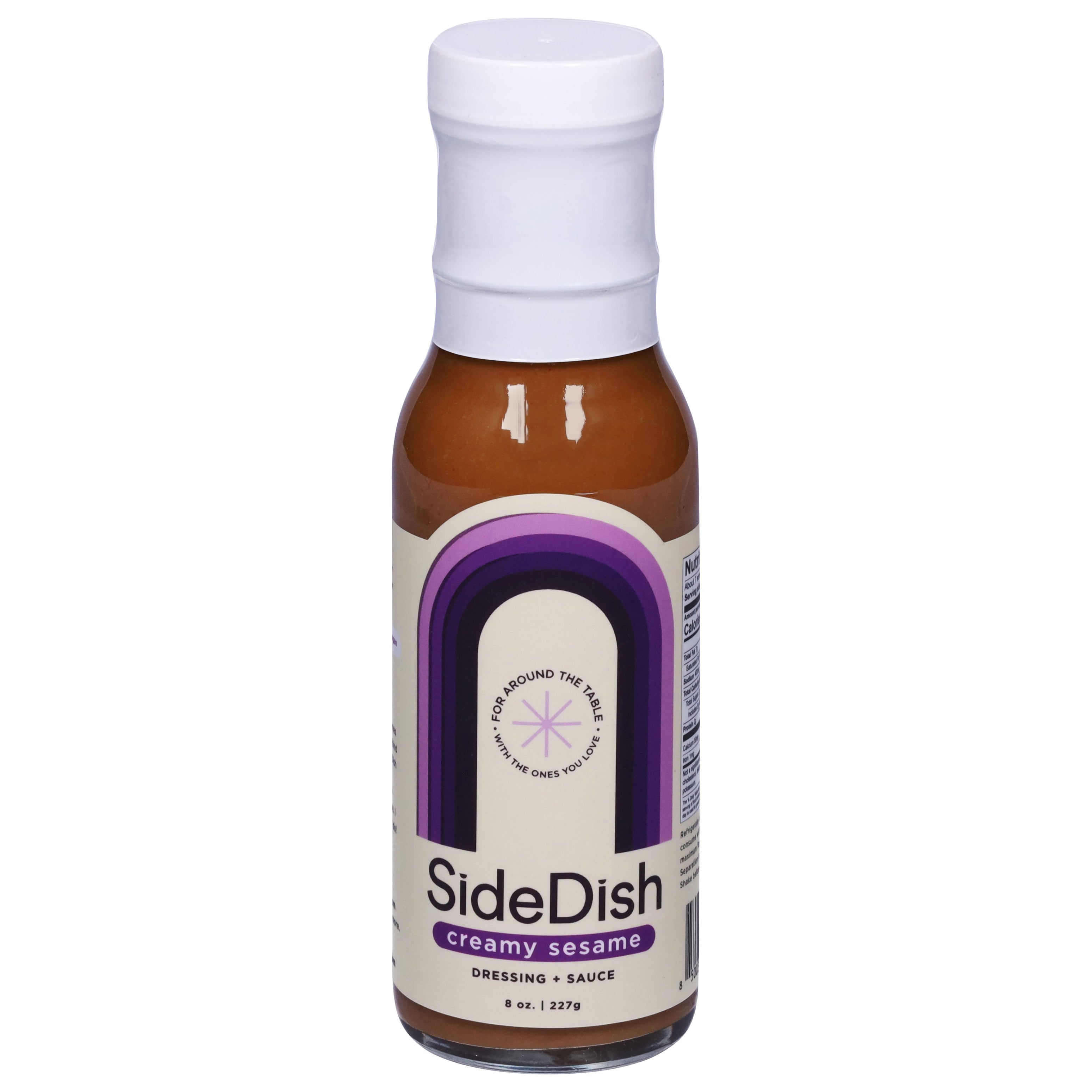 SideDish Creamy Sesame Dressing + Sauce 8 oz - Case of 6