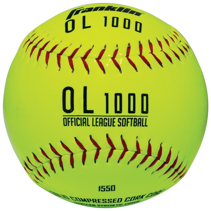 FRANKLIN - Franklin Yellow Synthetic Softballs 12 in. 1 pk - Case of 12