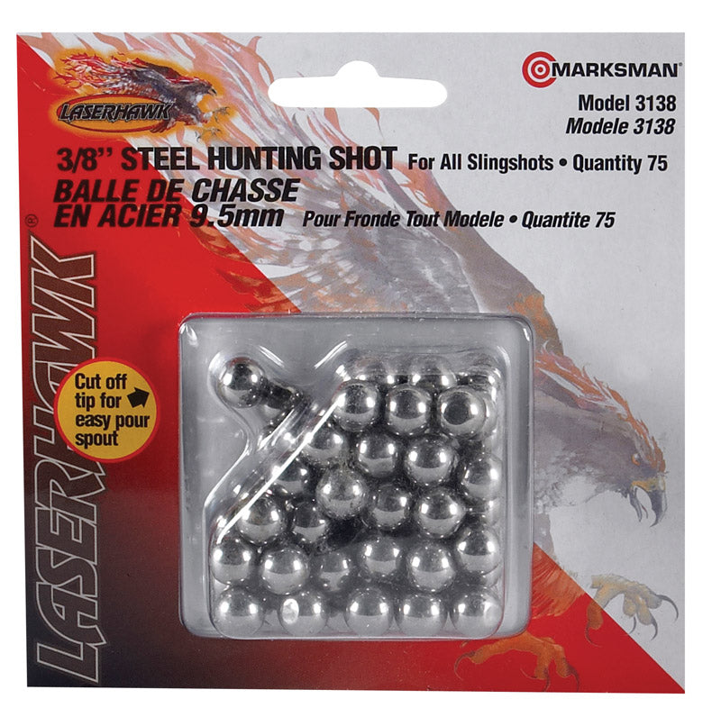 MARKSMAN - Marksman Laserhawk 3/8 in. Slingshot Ammunition
