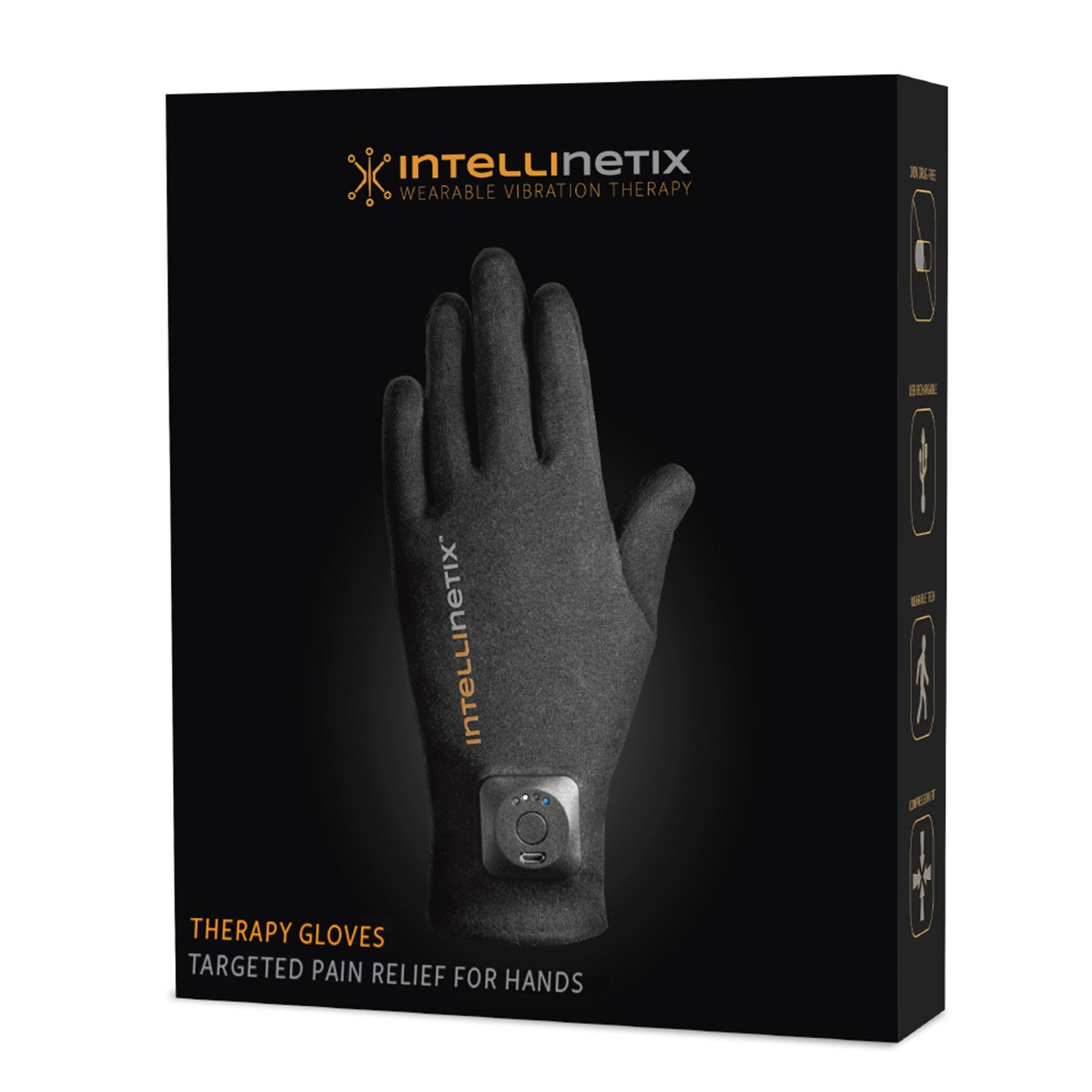 Brownmed - Vibration Therapy Glove Intellinetix® Left and Right Hand Large [1/PR]
