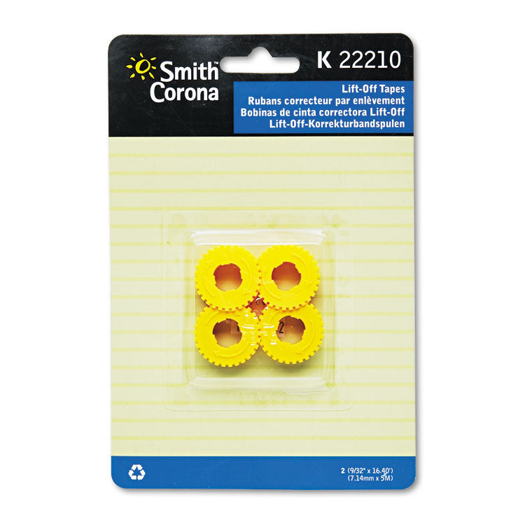 Smith Corona - 22210 Lift-Off Tape, 2/Pack