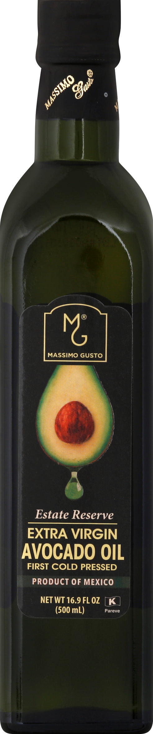 Massimo Gusto Avocado Oil 16.9 oz - Case of 6
