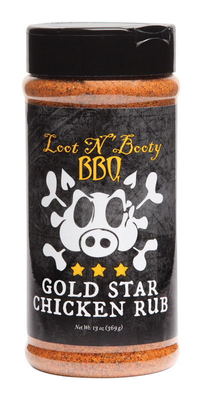 LOOT N' BOOTY - Loot N' Booty Gold Star Chicken BBQ Rub 13 oz